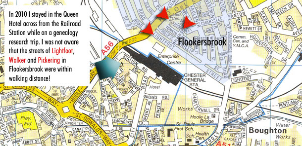 Map of Flookersbrook